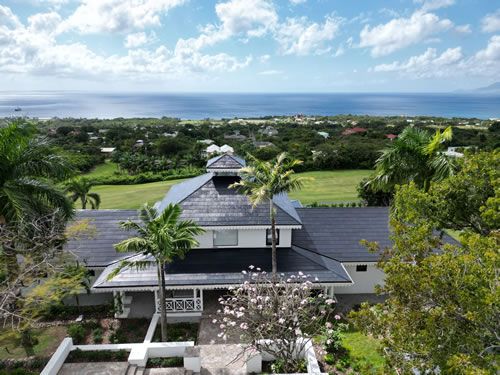 nevis house facing sea