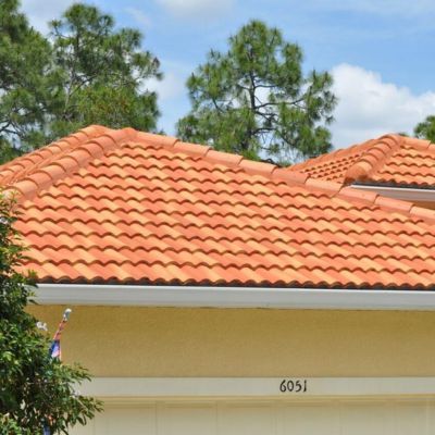 tile roof finished